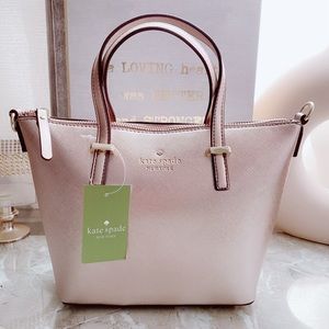 BNWT Kate Spade New York Rose Gold Small Crossbody Bag Kate Spade Handbag Pink